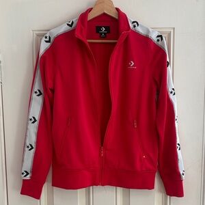 Retro Converse Red and White Track Jacket